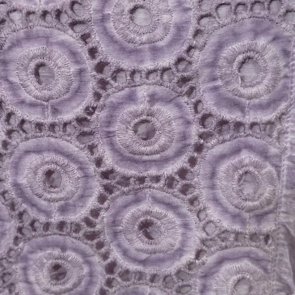 Saga Silk Blend Embroidered Asymmetrical Dress V-neck - Picture 3 of 11